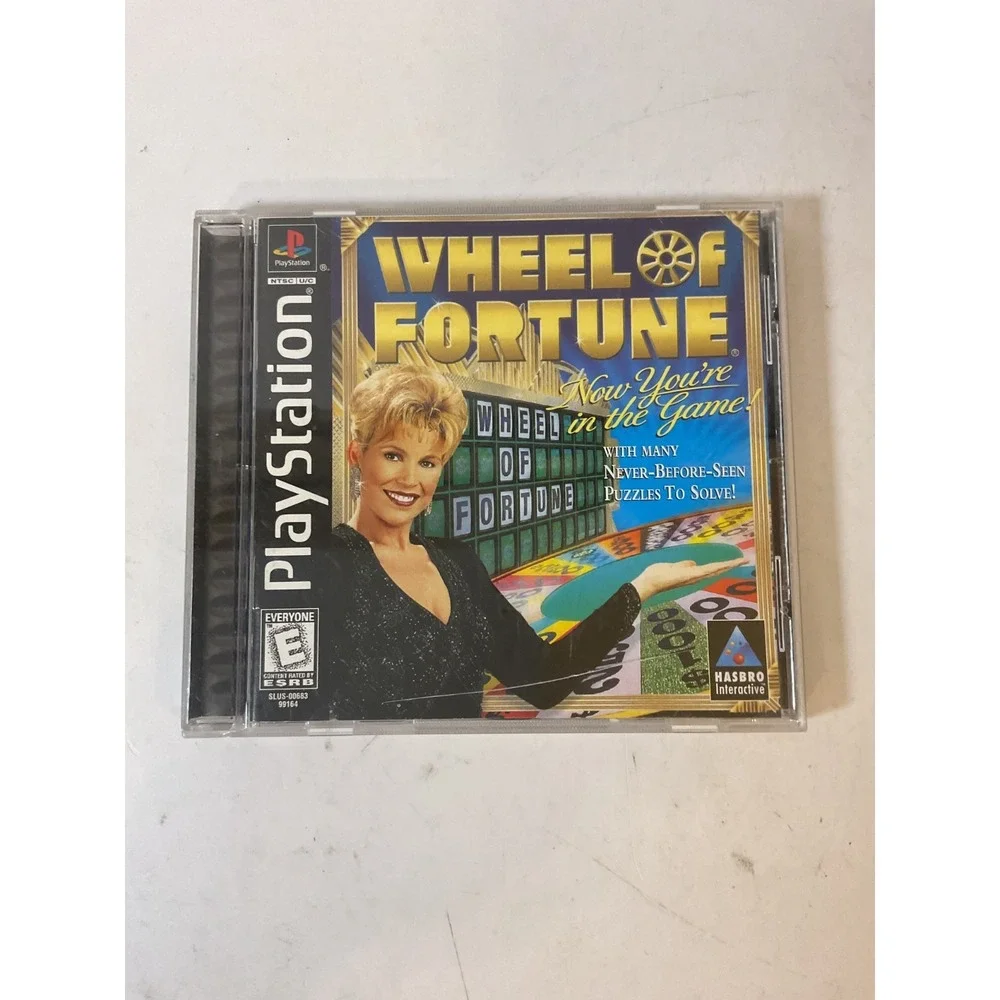 Wheel of Fortune (Sony PlayStation 1, 1998) Complete In Box. -- CIB